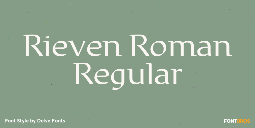 Rieven Roman Regular Poster