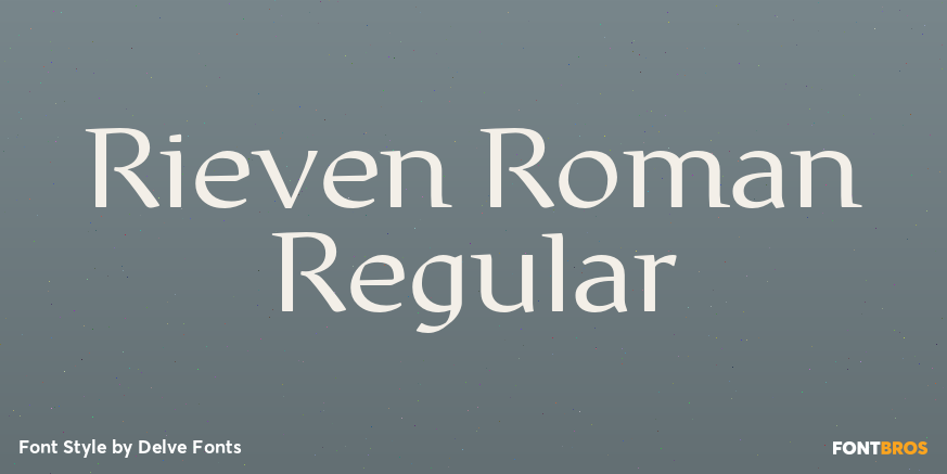 Rieven Roman Regular Poster