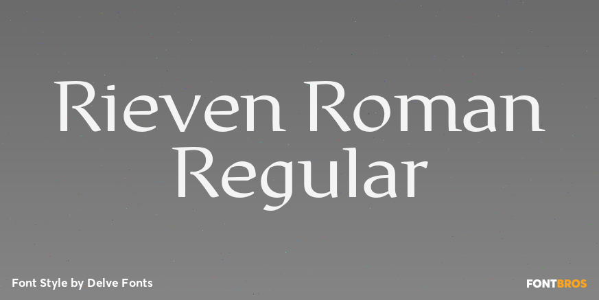 Rieven Roman Regular Poster