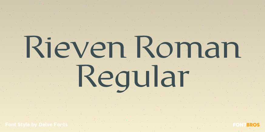 Rieven Roman Regular Poster