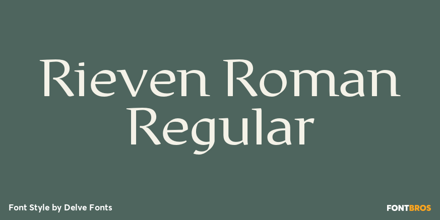 Rieven Roman Regular Poster