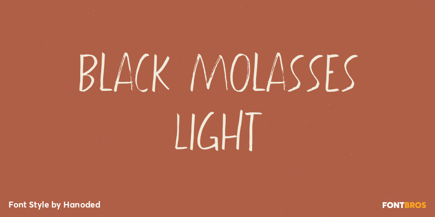 Black Molasses Light Poster