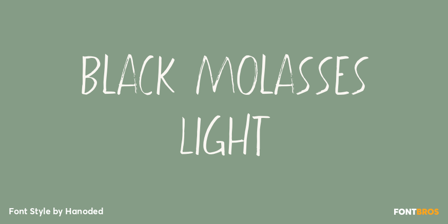 Black Molasses Light Poster
