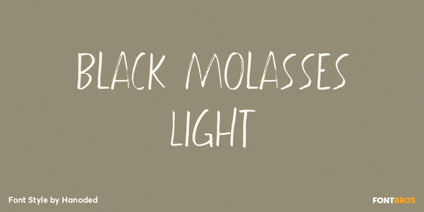 Black Molasses Light Poster