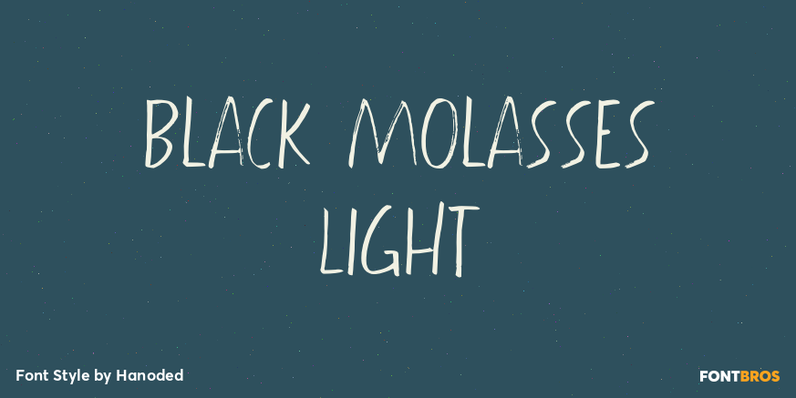 Black Molasses Light Poster