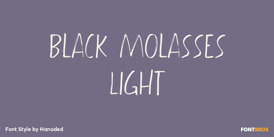 Black Molasses Light Poster