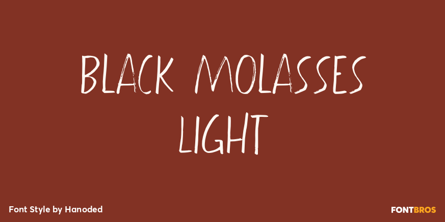 Black Molasses Light Poster