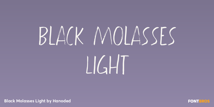 Black Molasses Light Poster