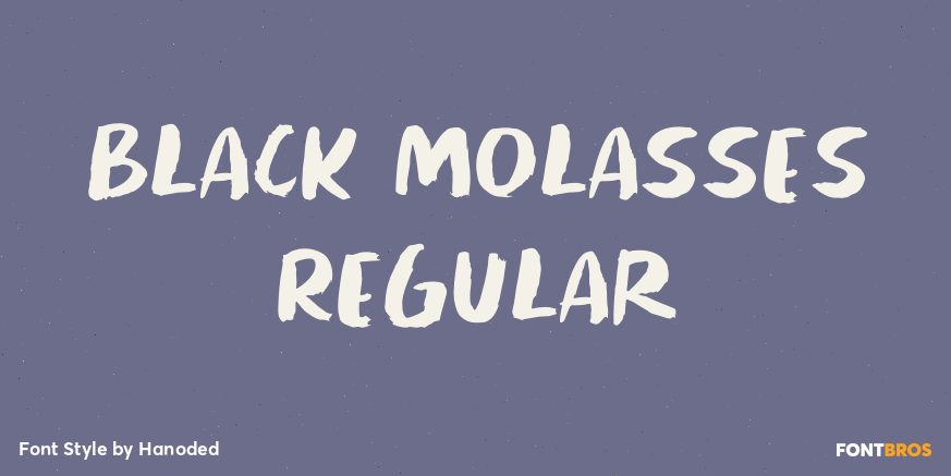 Black Molasses Regular Poster