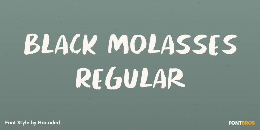 Black Molasses Regular Poster
