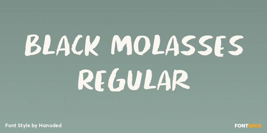 Black Molasses Regular Poster