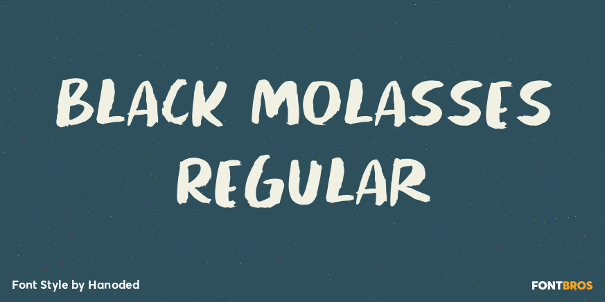 Black Molasses Regular Poster