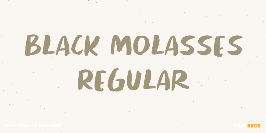 Black Molasses Regular Poster