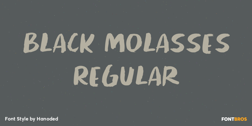 Black Molasses Regular Poster