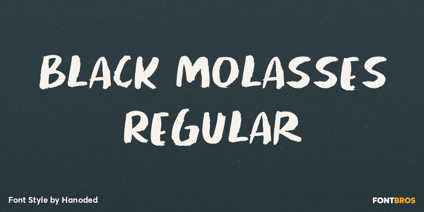 Black Molasses Regular Poster