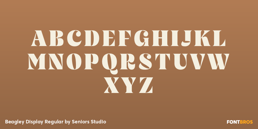 Beagley Display Regular Font Poster #2