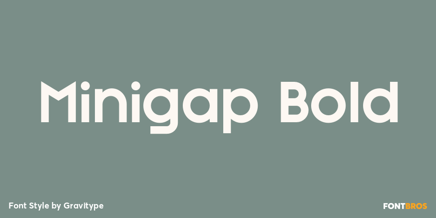 Minigap Bold Poster