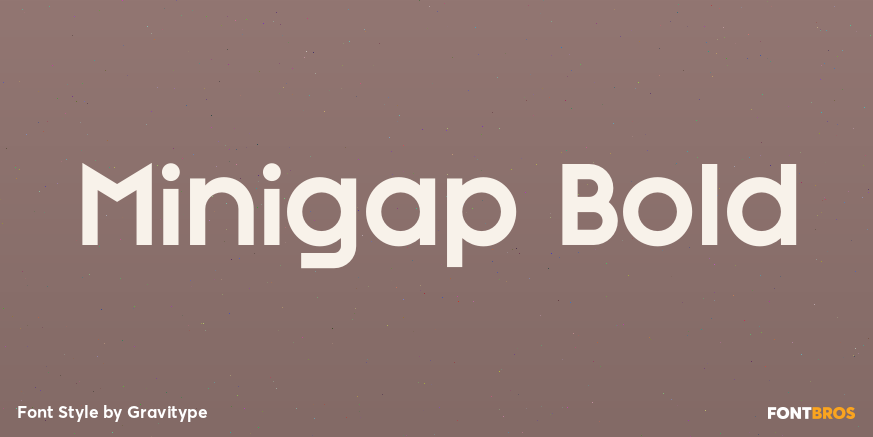 Minigap Bold Poster