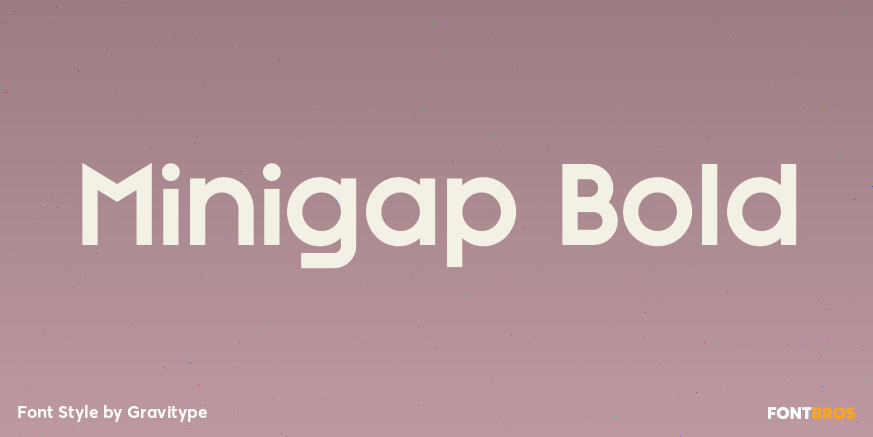 Minigap Bold Poster