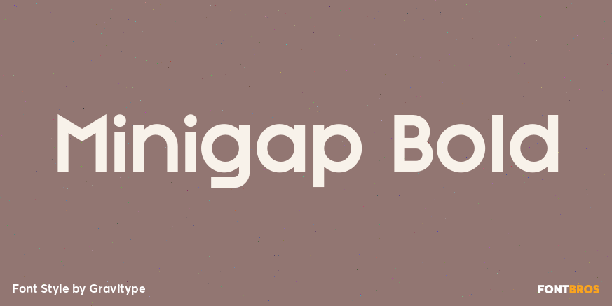 Minigap Bold Poster