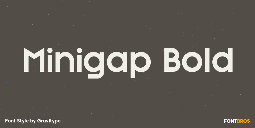 Minigap Bold Poster