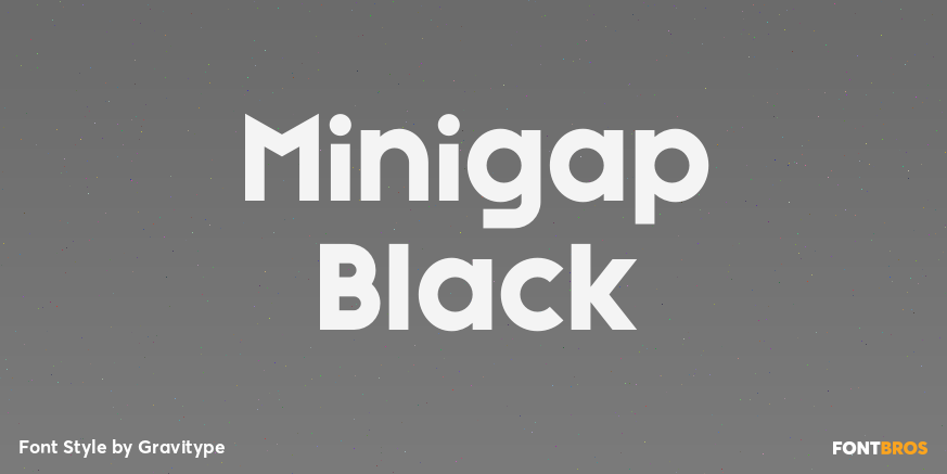 Minigap Black Poster