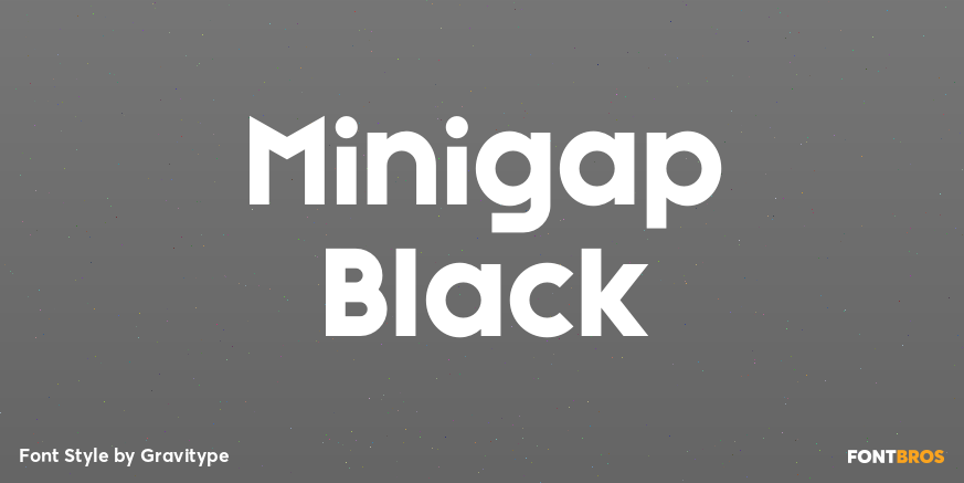 Minigap Black Poster