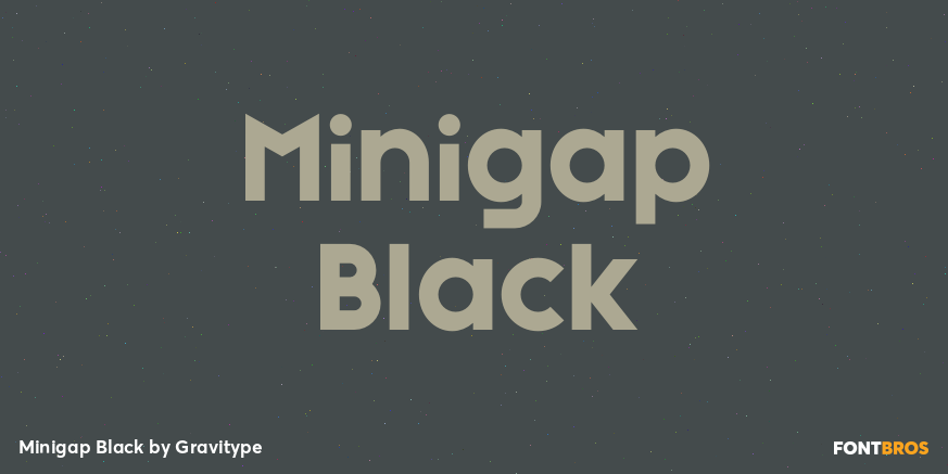 Minigap Black Poster