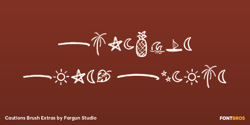 Cautions Brush Extras Poster