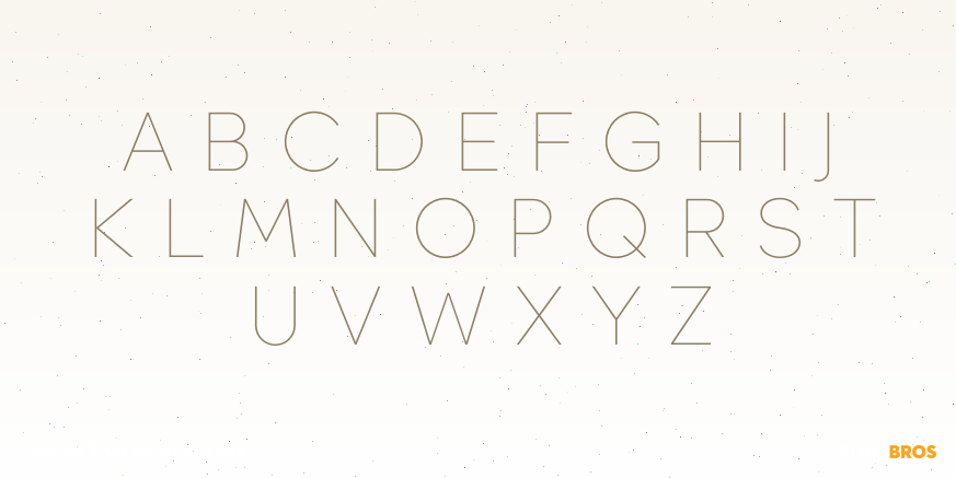 Munika Thin Font Poster #2