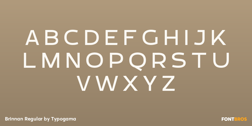 Brinnan Regular Font Poster #2