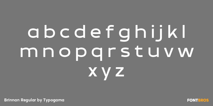 Brinnan Regular Font Poster #3