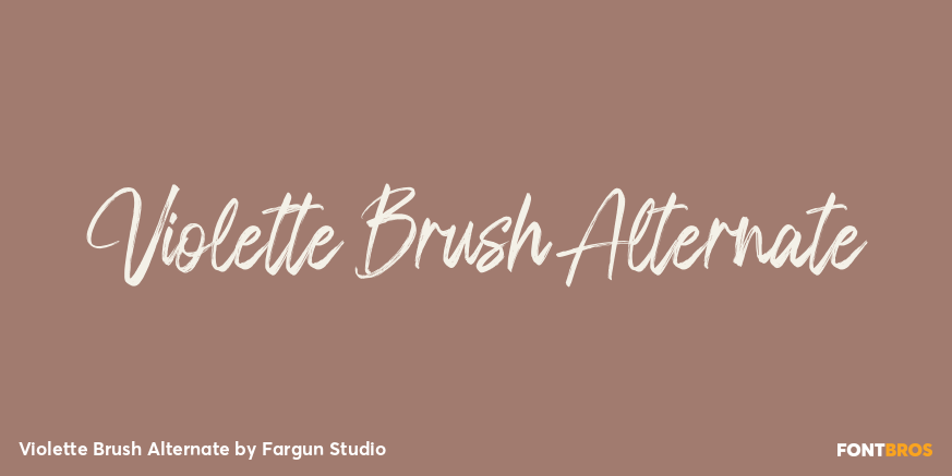 Violette Brush Alternate Poster