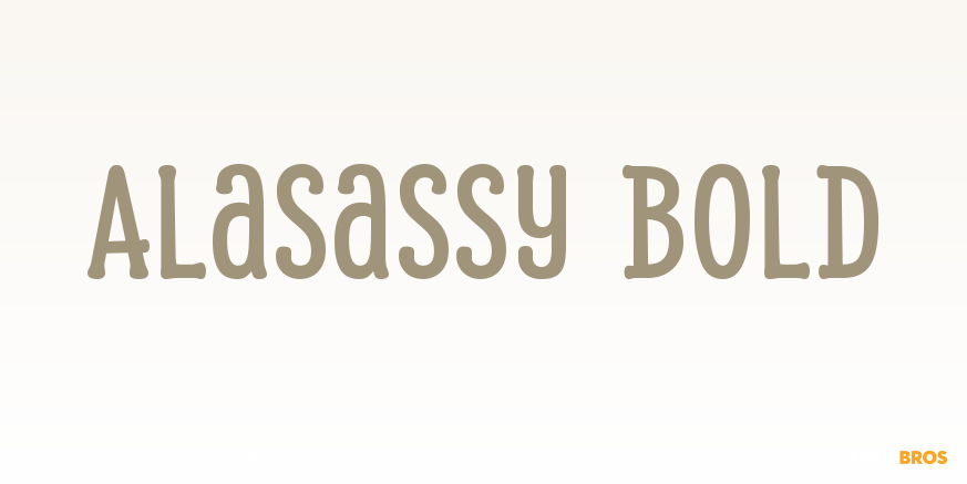 Alasassy Bold Poster