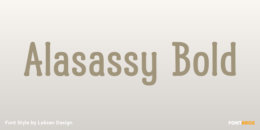 Alasassy Bold Poster