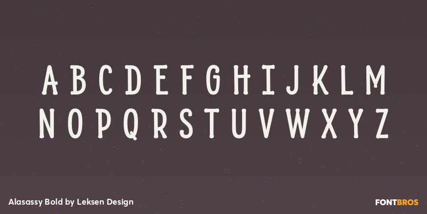 Alasassy Bold Font Poster #2