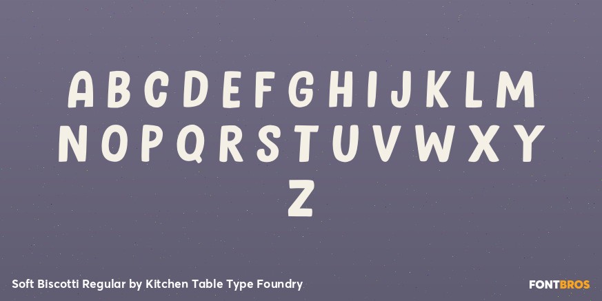 Soft Biscotti Regular Font Poster #3