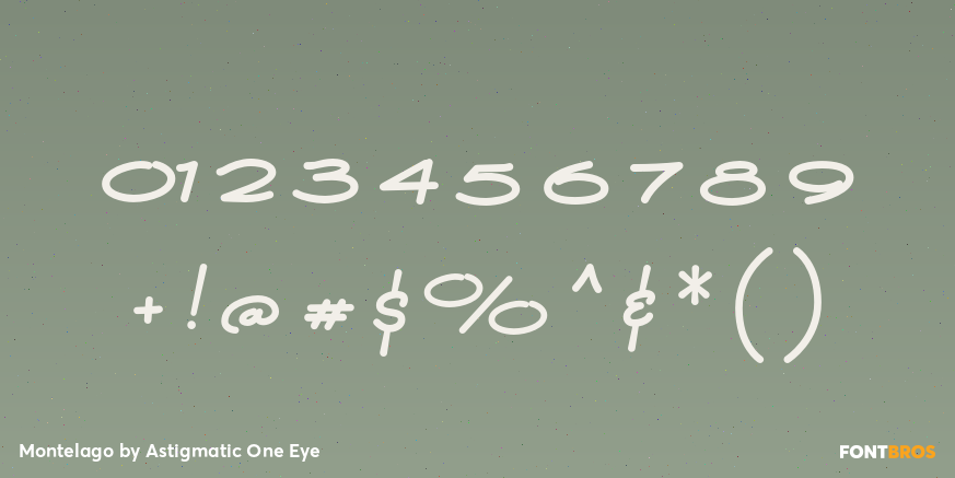 Montelago Font Poster #1