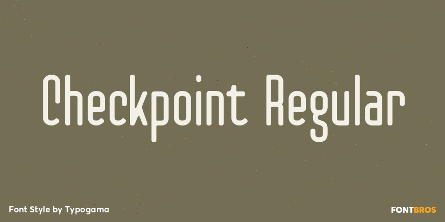 Checkpoint Regular Poster
