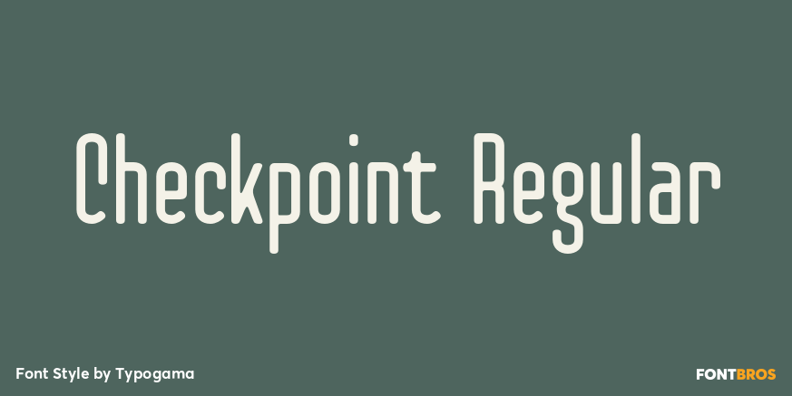 Checkpoint Regular Poster