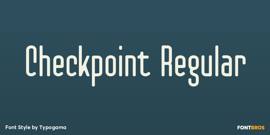 Checkpoint Regular Poster