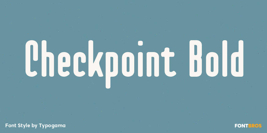 Checkpoint Bold Poster