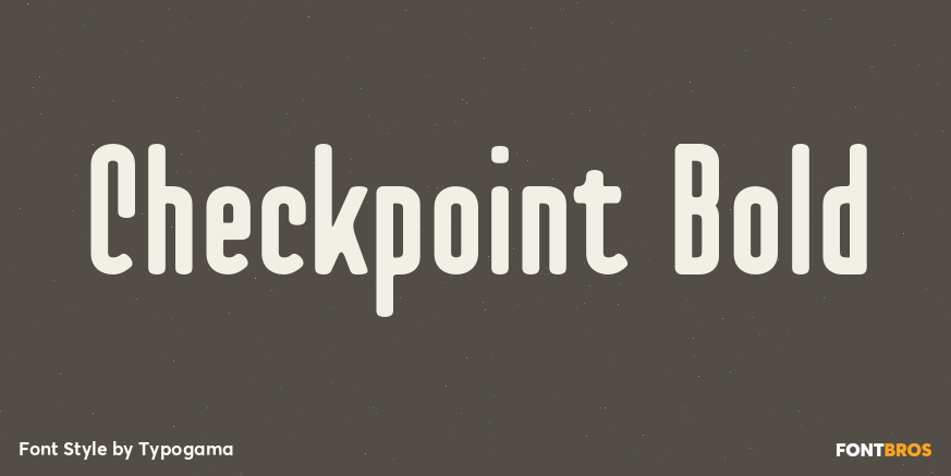 Checkpoint Bold Poster