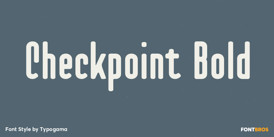 Checkpoint Bold Poster