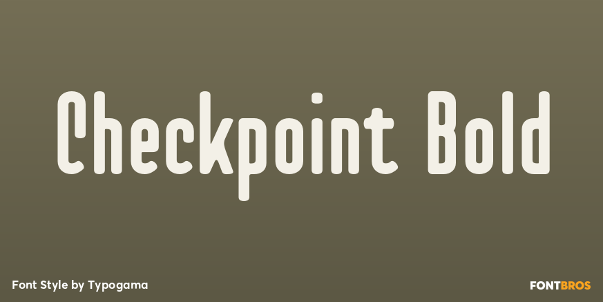 Checkpoint Bold Poster