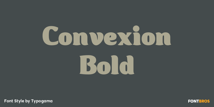 Convexion Bold Poster
