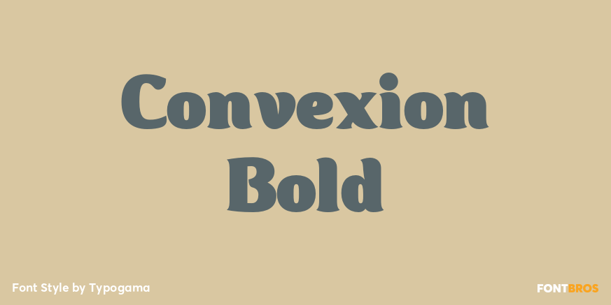 Convexion Bold Poster