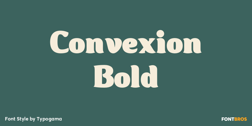 Convexion Bold Poster