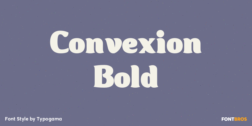 Convexion Bold Poster