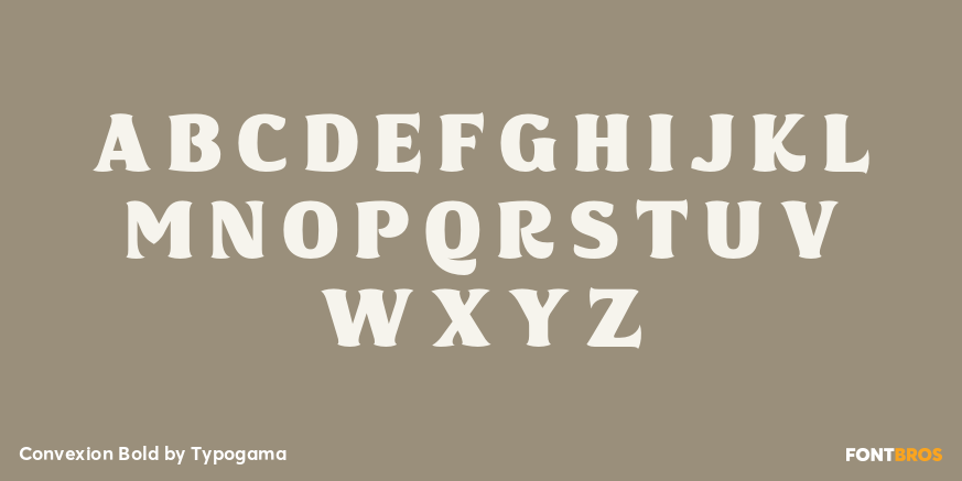 Convexion Bold Font Poster #2